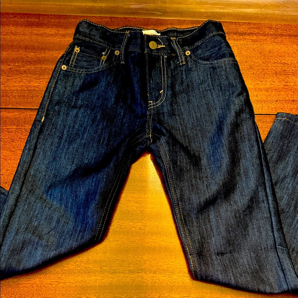 Levi's Dark Indigo Straight Jeans